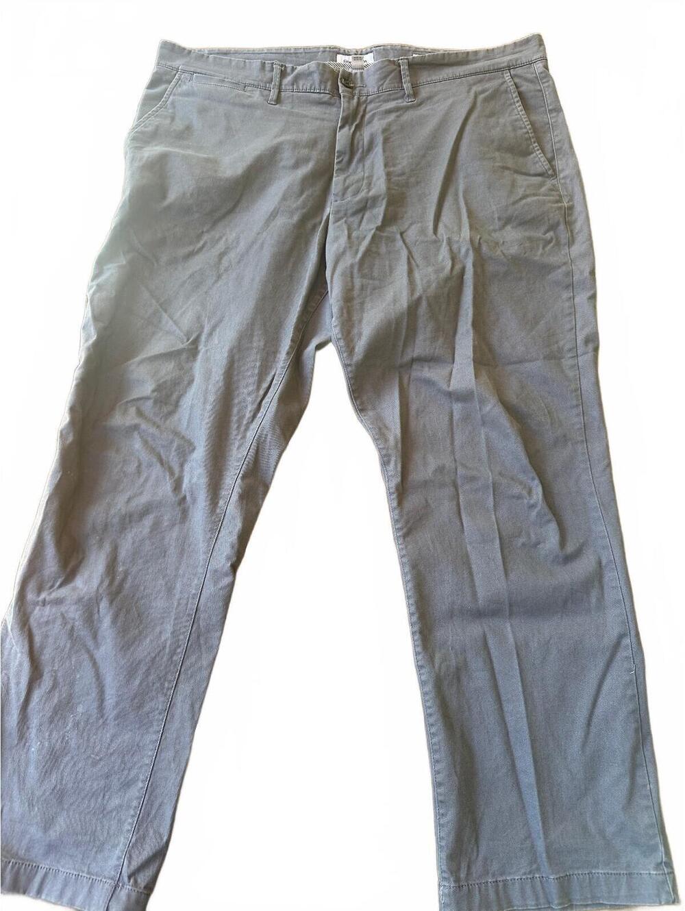 Goodfellow Hennepin Chino Pants Gray 40x30 Straight Fit